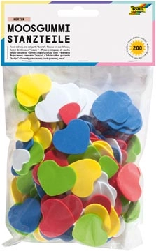 Een Folia mosgummi figuren harten koop je bij Muys Kantoor & Kado