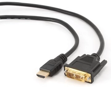 Een Cablexpert kabel HDMI naar DVI kabel, 1,8 m koop je bij Muys Kantoor & Kado