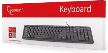 Een Gembird standaard toetsenbord AZERTY koop je bij Muys Kantoor & Kado