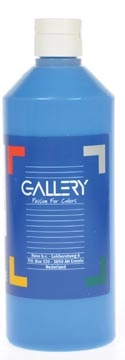 Een Gallery plakkaatverf, flacon van 500 ml, blauw koop je bij Muys Kantoor & Kado