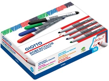 Een Giotto Robercolor whiteboardmarker maxi, ronde punt, rood koop je bij Muys Kantoor & Kado