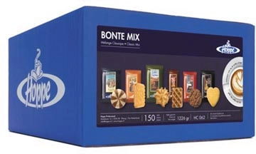 Een Hoppe koekjes Bonte Mix, doos van 150 stuks koop je bij Muys Kantoor & Kado