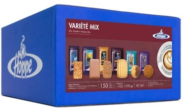 Een Hoppe koekjes Variété Mix, doos van 150 stuks koop je bij Muys Kantoor & Kado