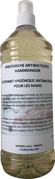 Een Hygiënische antibacteriële handreiniger, fles van 1 liter koop je bij Muys Kantoor & Kado