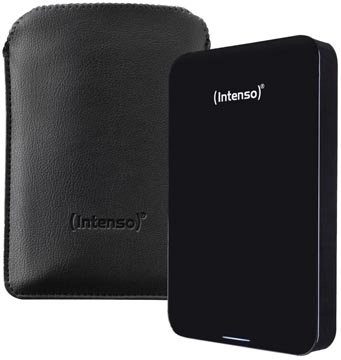 Een Intenso Memory Case draagbare harde schijf, 4 TB, zwart, met beschermingsetui koop je bij Muys Kantoor & Kado