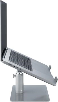 Een Kensington universele laptopstandaard, traploos verstelbaar, aluminium koop je bij Muys Kantoor & Kado