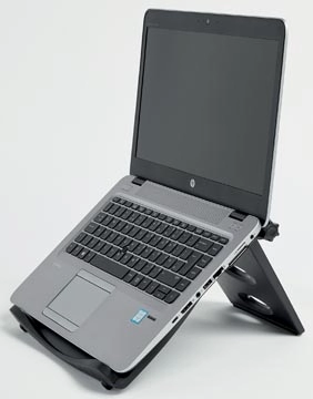 Een Kensington SmartFit Easy Riser Laptopstandaard met koelfunctie zwart koop je bij Muys Kantoor & Kado