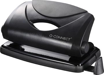 Een Q-CONNECT perforator Light Duty, 10 blad, zwart koop je bij Muys Kantoor & Kado