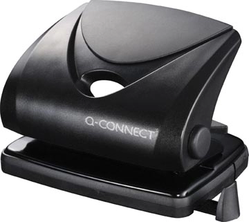 Een Q-CONNECT perforator Medium Duty, 20 blad, zwart koop je bij Muys Kantoor & Kado