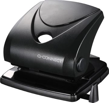 Een Q-CONNECT perforator Standard Duty, 30 blad, zwart koop je bij Muys Kantoor & Kado