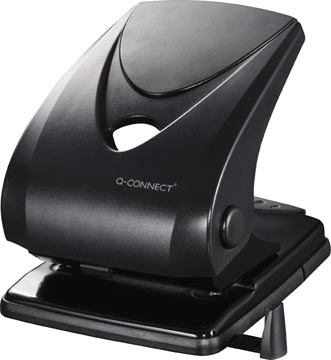 Een Q-CONNECT perforator Heavy Duty, 40 blad, zwart koop je bij Muys Kantoor & Kado