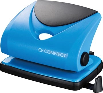 Een Q-CONNECT perforator Medium Duty, 20 blad, blauw koop je bij Muys Kantoor & Kado