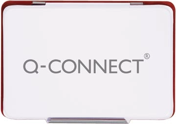 Een Q-CONNECT stempelkussen, ft 90 x 55 mm, rood koop je bij Muys Kantoor & Kado