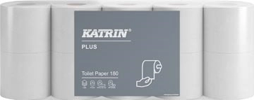 Een Katrin Plus toiletpapier, 4-laags, 180 vel per rol, pak van 10 rollen koop je bij Muys Kantoor & Kado