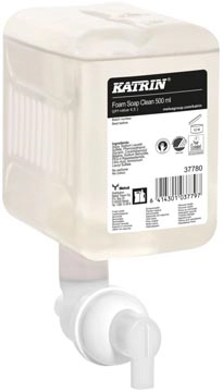 Een Katrin schuimzeep 37780 Clean, flacon van 500 ml koop je bij Muys Kantoor & Kado