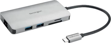 Een Kensington UH1400P USB-C 8-in-1 docking station koop je bij Muys Kantoor & Kado