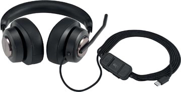 Een Kensington USB-C Headset H2000, Over-Ear, zwart koop je bij Muys Kantoor & Kado