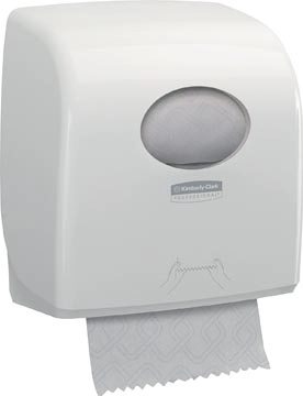 Een Kimberly Clark handdoekroldispenser Aquarius, voor navullingen Slimrol, kleur: wit koop je bij Muys Kantoor & Kado