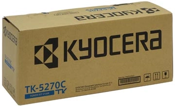 Een Kyocera toner TK-5270, 6.000 pagina's, OEM 1T02TVCNL0, cyaan koop je bij Muys Kantoor & Kado