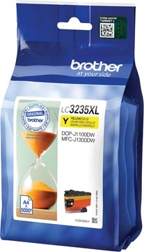 Een Brother inktcartridge, 5.000 pagina's, OEM LC3235XLY, geel koop je bij Muys Kantoor & Kado