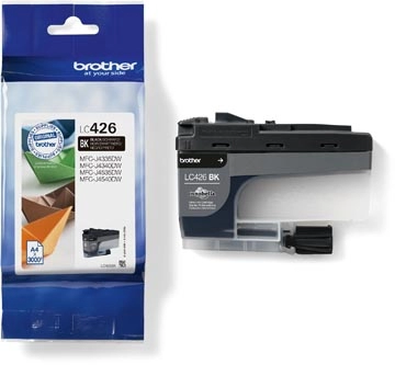 Een Brother inktcartridge, 3.000 pagina's, OEM LC-426BK, zwart koop je bij Muys Kantoor & Kado