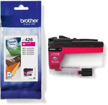 Een Brother inktcartridge, 1.500 pagina's, OEM LC-426M, magenta koop je bij Muys Kantoor & Kado