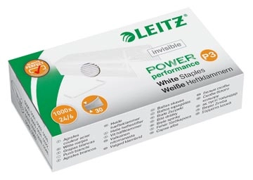 Een Leitz Power Performance P3 witte nietjes, doos van 1000 stuks koop je bij Muys Kantoor & Kado