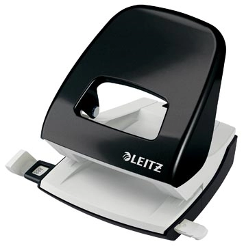 Een Leitz WOW perforator, 30 blad, zwart, op blister koop je bij Muys Kantoor & Kado