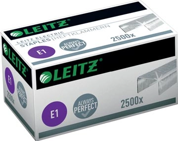 Een Leitz elektrische E1 nietjes, doos met 2500 nietjes koop je bij Muys Kantoor & Kado