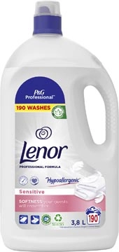 Een Lenor Professional wasverzachter sensitive, fles van 3,8 l koop je bij Muys Kantoor & Kado