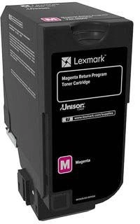 Een Lexmark Return Program toner CS72x, 3.000 pagina's, OEM 74C20M0, magenta koop je bij Muys Kantoor & Kado