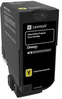 Een Lexmark Return Program toner CS72x, 3.000 pagina's, OEM 74C20Y0, geel koop je bij Muys Kantoor & Kado