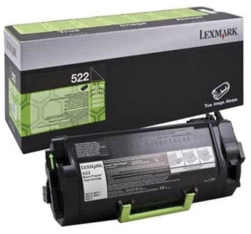 Een Lexmark Toner Kit zwart return program 522 - 6000 pagina's - 52D2000 koop je bij Muys Kantoor & Kado