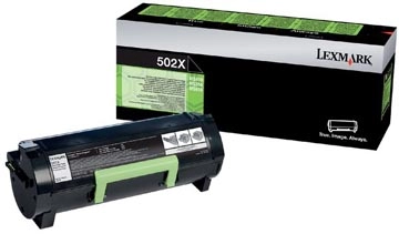 Een Lexmark toner return program 502X, 10.000 pagina's, OEM 50F2X00, zwart koop je bij Muys Kantoor & Kado