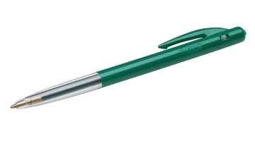 Een Bic balpen M10 Clic schrijfbreedte 0,4 mm, medium punt, groen koop je bij Muys Kantoor & Kado