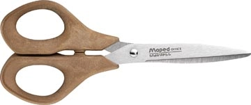 Een Maped Office Advanced Wood schaar, 17 cm, symmetrisch koop je bij Muys Kantoor & Kado