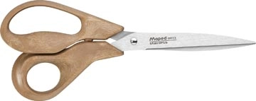 Een Maped Office Advanced Wood schaar, 21 cm, asymmetrisch koop je bij Muys Kantoor & Kado