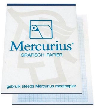 Een Mercurius millimeterpapier, ft A3, blok van 50 vel koop je bij Muys Kantoor & Kado