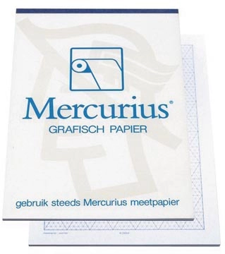 Een Mercurius isometrisch grafisch papier, 50 vel, ft A3 koop je bij Muys Kantoor & Kado