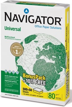 Een Navigator Universal printpapier ft A4, 80 g, pallet koop je bij Muys Kantoor & Kado