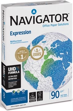 Een Navigator Expression presentatiepapier ft A4, 90 g, pak van 500 vel koop je bij Muys Kantoor & Kado