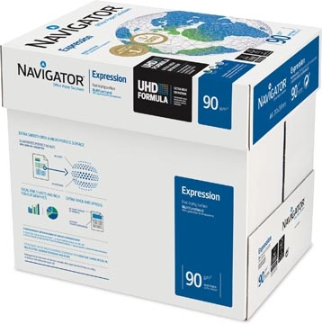 Een Navigator Expression presentatiepapier ft A4, 90 g, pak van 500 vel koop je bij Muys Kantoor & Kado