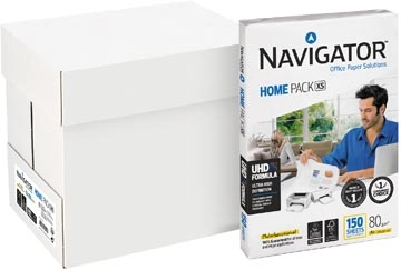 Een Navigator Home Pack XS printpapier ft A4,80 g, pak van 150 vel koop je bij Muys Kantoor & Kado