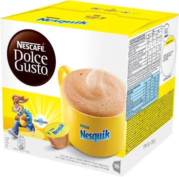 Een Nescafé Dolce Gusto koffiecapsules, Nesquik, pak van 16 stuks koop je bij Muys Kantoor & Kado