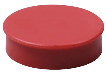 Een Nobo magneten, 38 mm, rood, blister van 4 stuks koop je bij Muys Kantoor & Kado