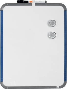 Een Nobo Slimline mini magnetisch whiteboard, staal, ft 28 x 36 cm koop je bij Muys Kantoor & Kado