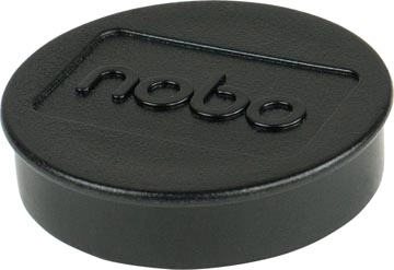 Een Nobo magneten, voor whiteboard, 38 mm, zwart, pak van 10 stuks koop je bij Muys Kantoor & Kado