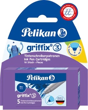 Een Pelikan Griffix vulling voor roller, blister van 2 doosjes van 5 stuks koop je bij Muys Kantoor & Kado