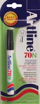 Een Permanent marker Artline 70N zwart, op blister koop je bij Muys Kantoor & Kado