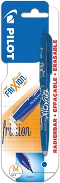 Een Pilot gelroller Frixion Ball, blauw, op blister koop je bij Muys Kantoor & Kado